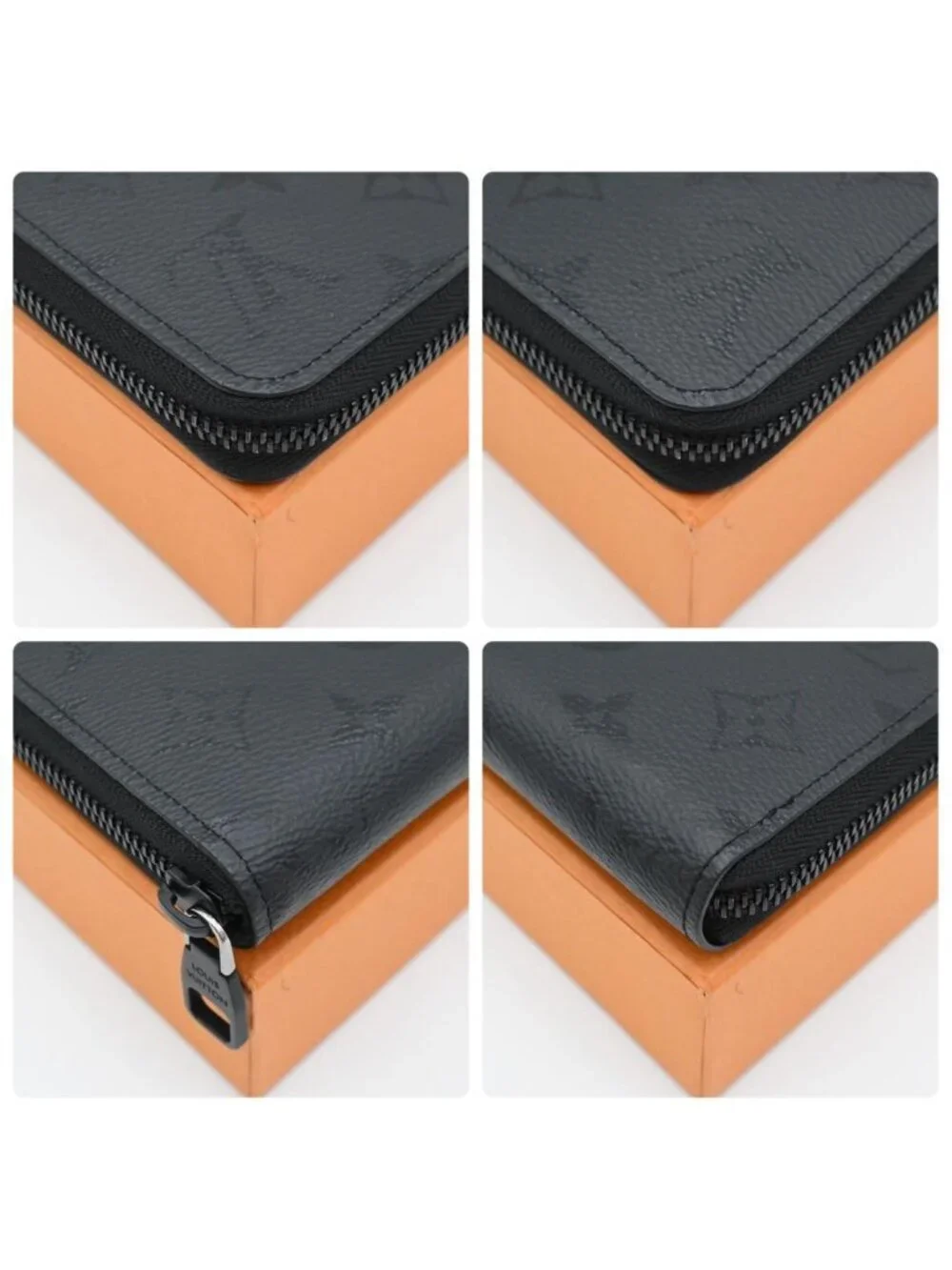 Louis Vuitton Monogram Midnight Horizontal Wallet Black